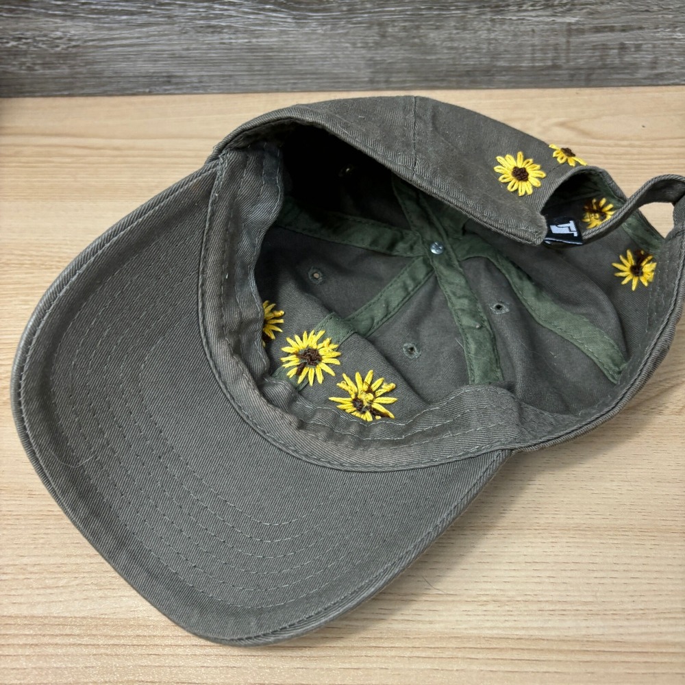 Sunflower Hat Cap Strap Back Womens Brown Olive‎ Green Outdoors Adjustable - Picture 8 of 11